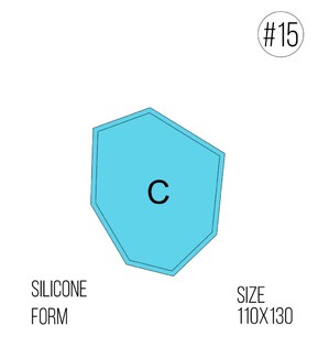 silikonovyij mold, model №15 Фото 