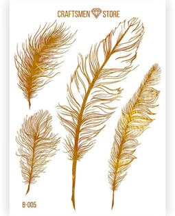 naklejka seriya Boho B-005, zoloto Фото 