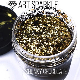 glitter krupnyij Chunky Chocolate Фото 