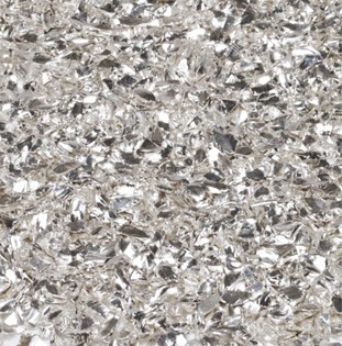 serebryanaya steklyannaya kroshka Silver Фото 