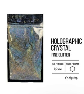 glitter melkij Holographic Crystal Фото 